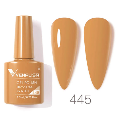 Venalisa Earth Brown Autumn Color Collection Nail Gel Polish Soak Off UV LED Gel Varnish Full Coverage Gorgeous GelNail Manicure