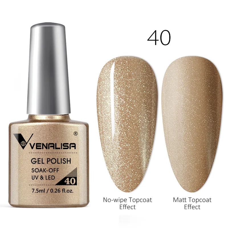 Venalisa Earth Brown Autumn Color Collection Nail Gel Polish Soak Off UV LED Gel Varnish Full Coverage Gorgeous GelNail Manicure