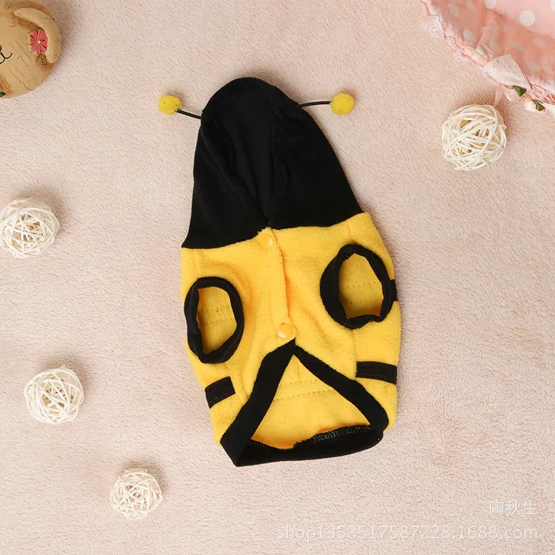 Pet Bee Cosplay Hoodie for Dogs and Cats