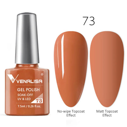 Venalisa Earth Brown Autumn Color Collection Nail Gel Polish Soak Off UV LED Gel Varnish Full Coverage Gorgeous GelNail Manicure