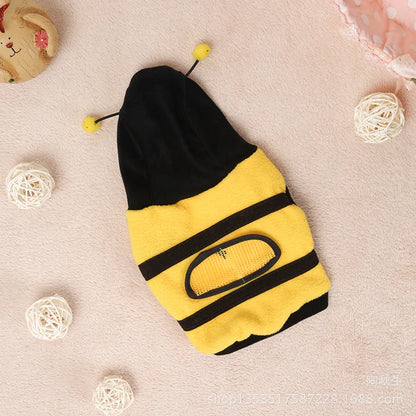 Pet Bee Cosplay Hoodie for Dogs and Cats